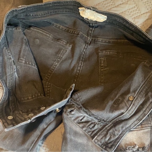 Free People : Distressed Ripped Jeans - 0 - Picture 12 of 16